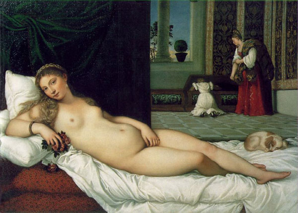 Titian, Venus of Urbino, 1538, Uffizi, Florence