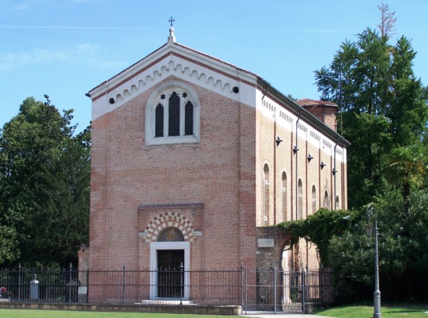 The exterior of The Scrovegni Chapel, Padova