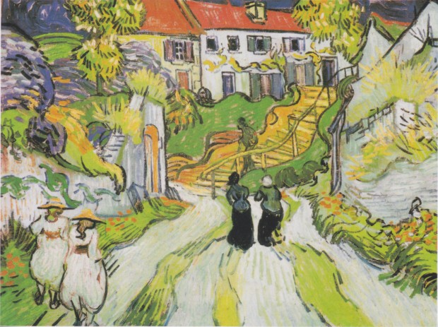 vincent van gogh death Vincent van Gogh, Village street and stairs in Auvers with figures, May 1890 The Saint Louis Art Museum, Van Gogh's Death