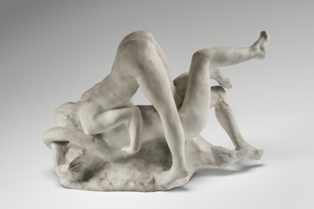 lesbianism in art: Auguste Rodin, Damned Women, 1885-1927, Philadelphia Museum of Art, Philadelphia, PA, USA.