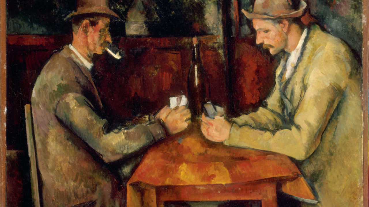 Paul Cezanne And Card Players - DailyArtMagazine.com - Art History Stories