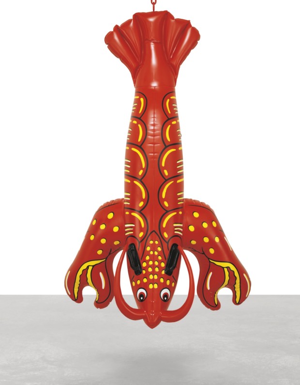 Jeff Koons, Lobster, polychromed aluminum, 2003..