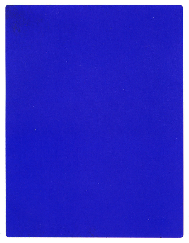 Yves Klein, IKB 191, 1962, Blue Yves Klein