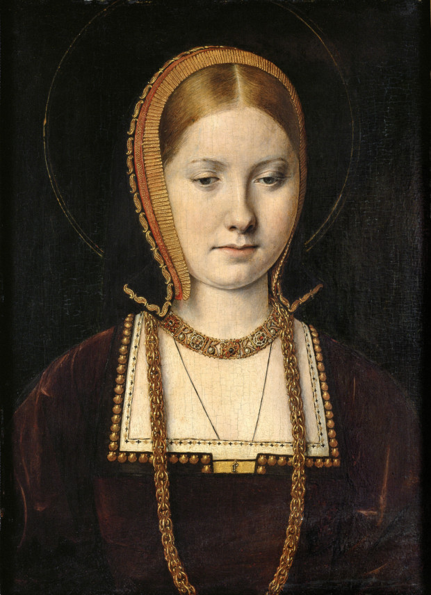 Wronged Royal wives: Micheal Sittow, Portrait of Catherine of Aragon, c.1502, Kunsthistorisches Museum, Vienna, Austria.