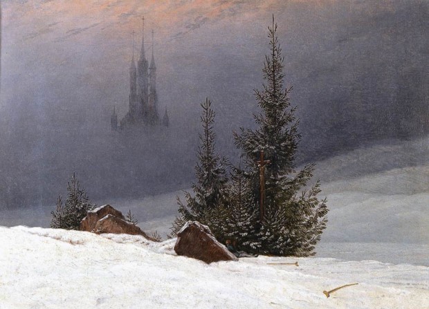 Caspar David Friedrich, Winter Landscape, 1811, National Gallery, London, UK.