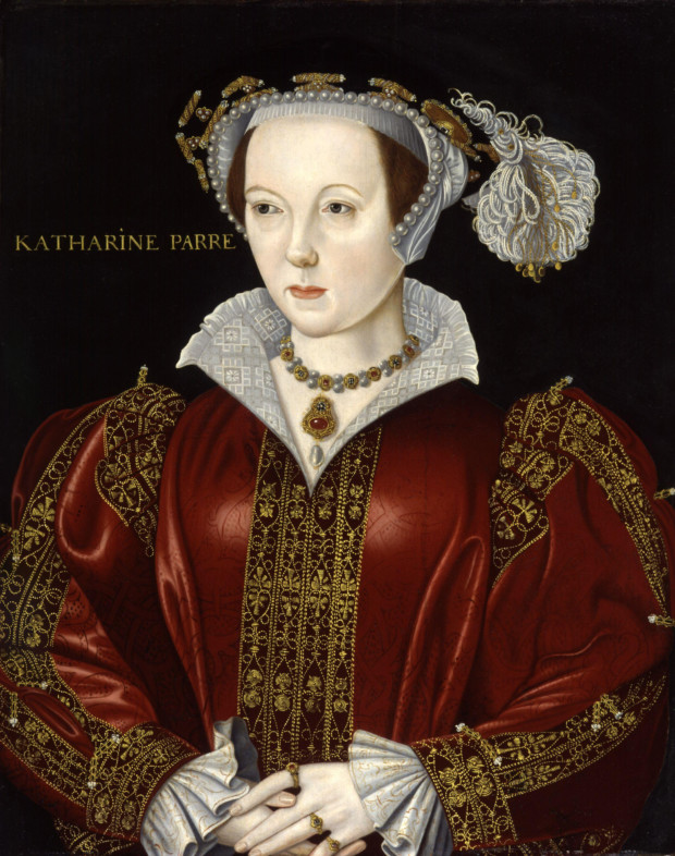 wives Henry VIII: William Scrots (attributed), Portrait of Catherine Parr, date unknown, National Portrait Gallery, London, UK.