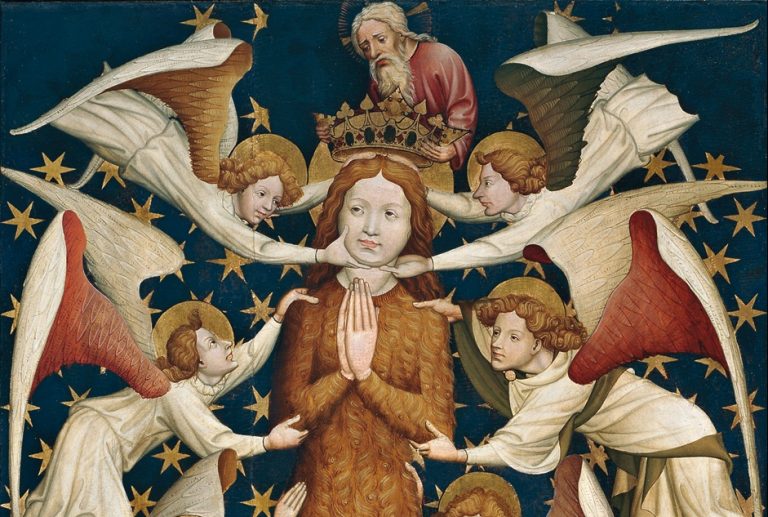 Winterfled Diptych: Mary Magdalene Raised by Angels