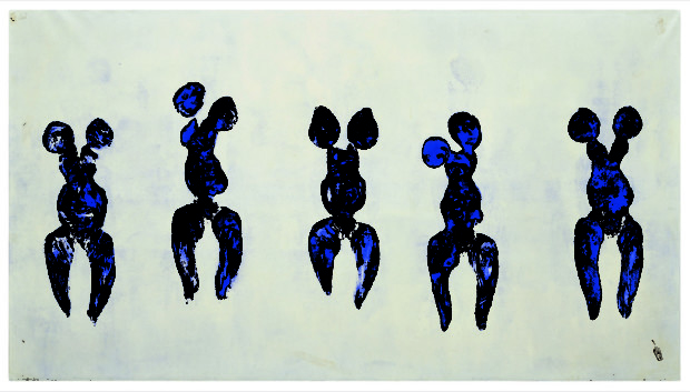  Blue Yves Klein Yves Klein, Anthropometry of the Blue Period (ANT 82), 1960. Artwork © Yves Klein, Artists Rights Society (ARS), New York / ADAGP, Paris, 2017