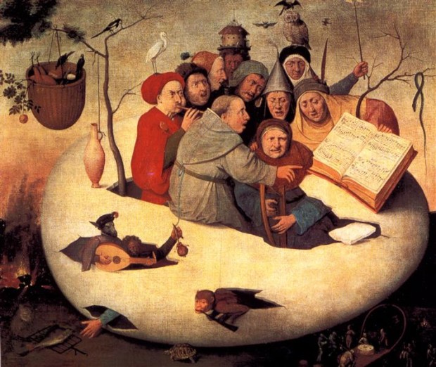 Hieroymus Bosch, Concert in the egg, 1480, Palais des Beaux-Arts de Lille, Easter Egg Art