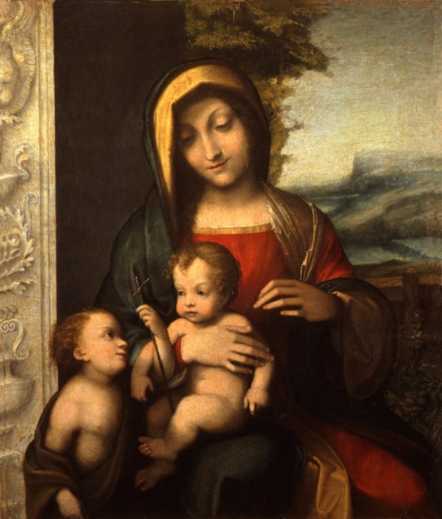 Correggio, Bolognini Madonna, 1514-19, Castello Sforzesco Pinacoteca 