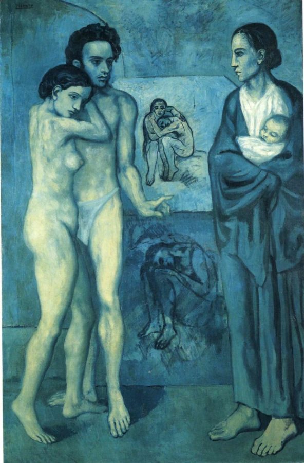 Pablo Picasso, La Vie, 1903, Cleveland Museum of Art Picasso Blue Period