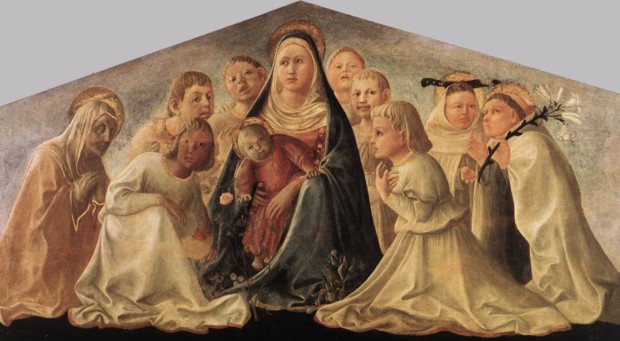 Filippo Lippi, Madonna of Humility, 1431 - 1437, Sforza Castle Pinacoteca, Milan