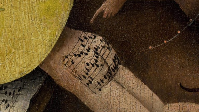 Bosch Butt Music: Hieronymus Bosch, The Garden of Earthly Delights, between 1490 and 1510, Museo del Prado, Madrid, Spain. Detail.
