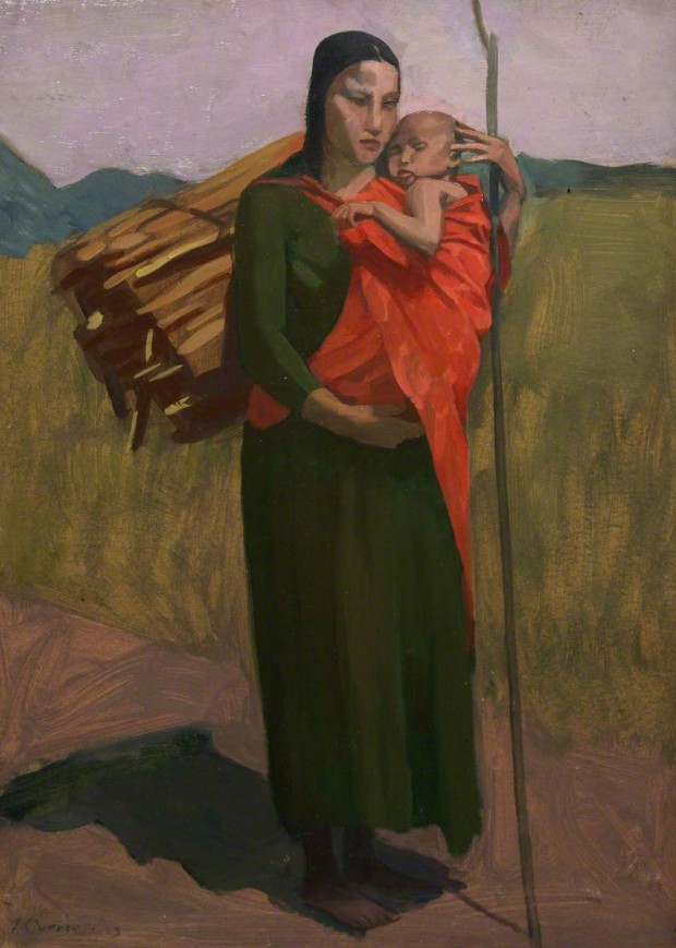 John Currie Artist Currie, John; Irish Peasant Woman; Bristol Museums, Galleries & Archives; https://www.artuk.org/artworks/irish-peasant-woman-188416