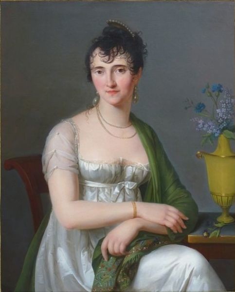 Constance Marie Charpentier, Portrait of baronesse Dubois, circa 1800, Metropolitan Museum of Art, New York