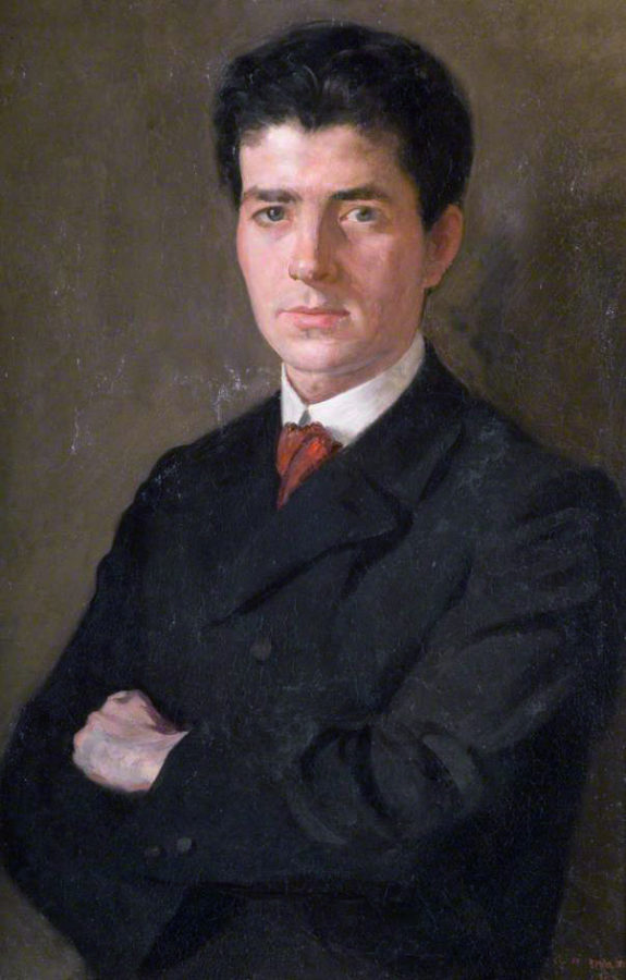 John Currie Artist Self Portrait,1905, The Potteries Museum and Art Gallery