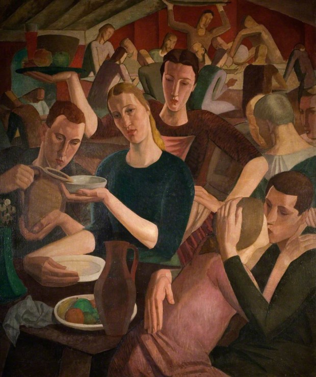 John Currie Artist Currie, John; The Supper; The Potteries Museum & Art Gallery; https://www.artuk.org/artworks/the-supper-19822