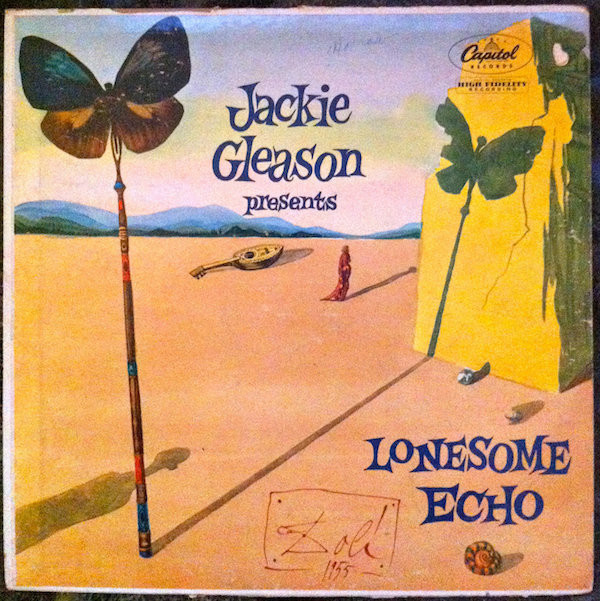 Album Covers Art: Cover of Jackie Gleason's Lonesome Echo album, 1955, designed by Salvador Dalí.