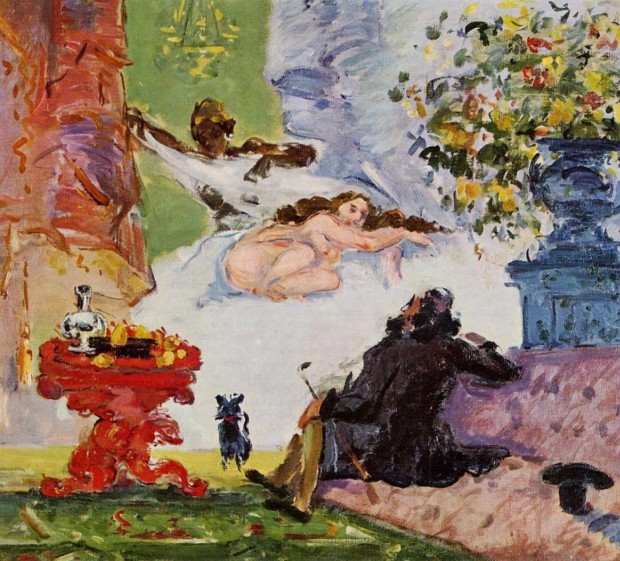 Reclining nudePaul Cezanne, A Modern Olympia, 1870, Musée d'Orsay