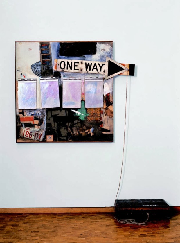 Museum Ludwig Pop Art Robert Rauschenberg, Black Market, 1961, combine painting, collage (oil, metal, wood, canvas), 152 x 127 cm, © Robert Rauschenberg; VG Bild-Kunst, Bonn 2013, Photo: Rheinisches Bildarchiv Köln