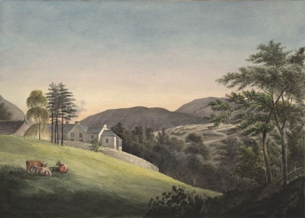 Summer Destinations Inspired By Paintings: Joseph Wilkinson, Crosthwaite, 1802, The Wordsworth Trust, summer destinations