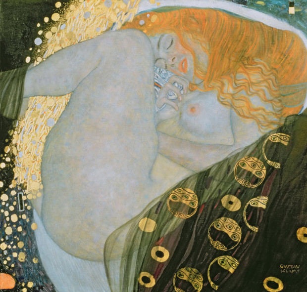 Gustav Klimt, Danae (1907) Galerie Würthle