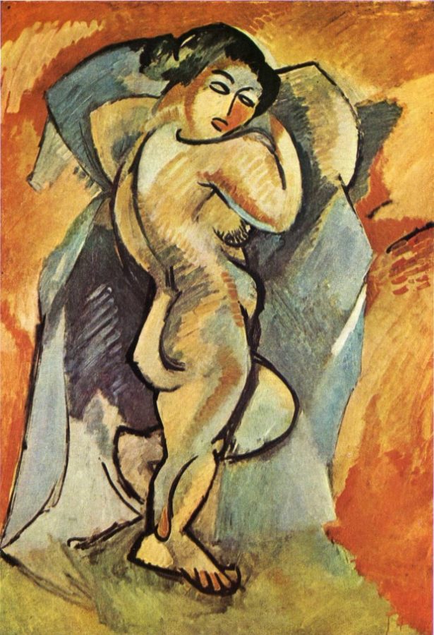 cubism change cubism change Georges Braque, Large Nude, 1907-08, Paris, Musee national d'art moderne