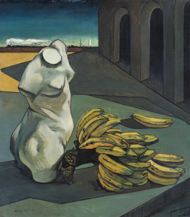 The Uncertainty of the Poet, Giorgio de Chirico, 1913, Tate Modern, London, Chirico’s surrealistic eyes