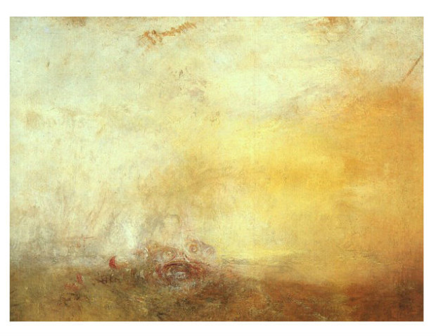 francisco goya paintings francisco goya modernist Joseph Mallord William Turner, Sunrise with Sea Monsters, c. 1845, Tate Gallery, London.