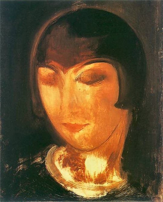 Kiki de Montparnasse Alice Prin (Kiki), c. 1920, painted by Gustaw Gwozdecki (1880–1935)