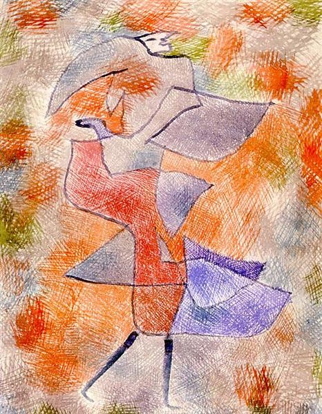 Paul Klee, Diana in the Autumn Wind, 1921, private collection, Klee's Autumn
