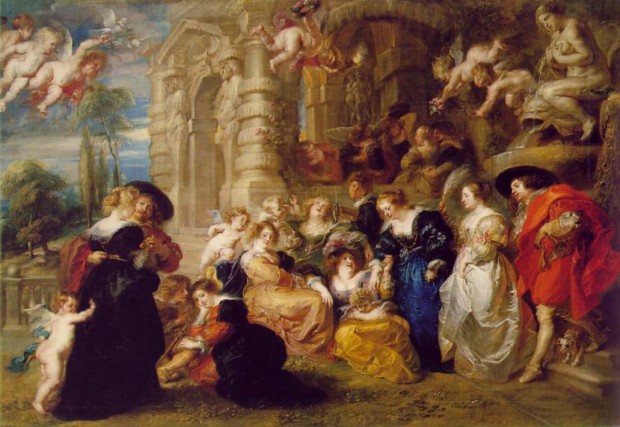 The Garden of Love, Peter Paul Rubens, 1630-1631, Prado Museum, Madrid, 5 greatest Baroque painters