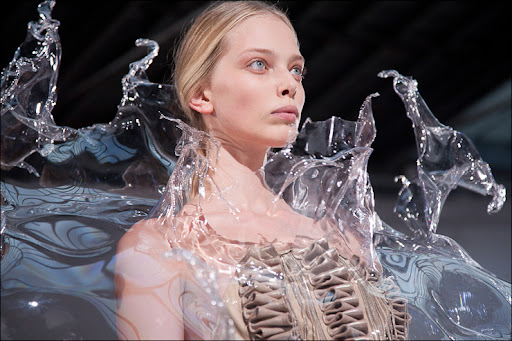 Iris van Herpen: Iris van Herpen, Crystallisation Water Dress, Spring 2011 Collection. Fashion Law.
