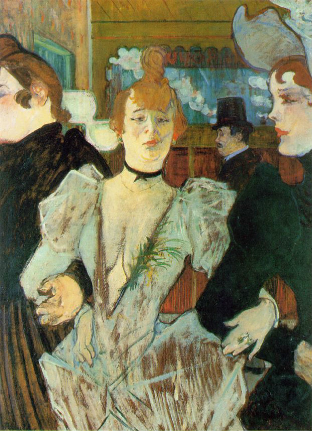 La Goulue arriving at the Moulin Rouge, Henri de Toulouse-Lautrec, 1891-92, Museum of Modern Art, New York, Montmartre - the Home to Many Inspirations