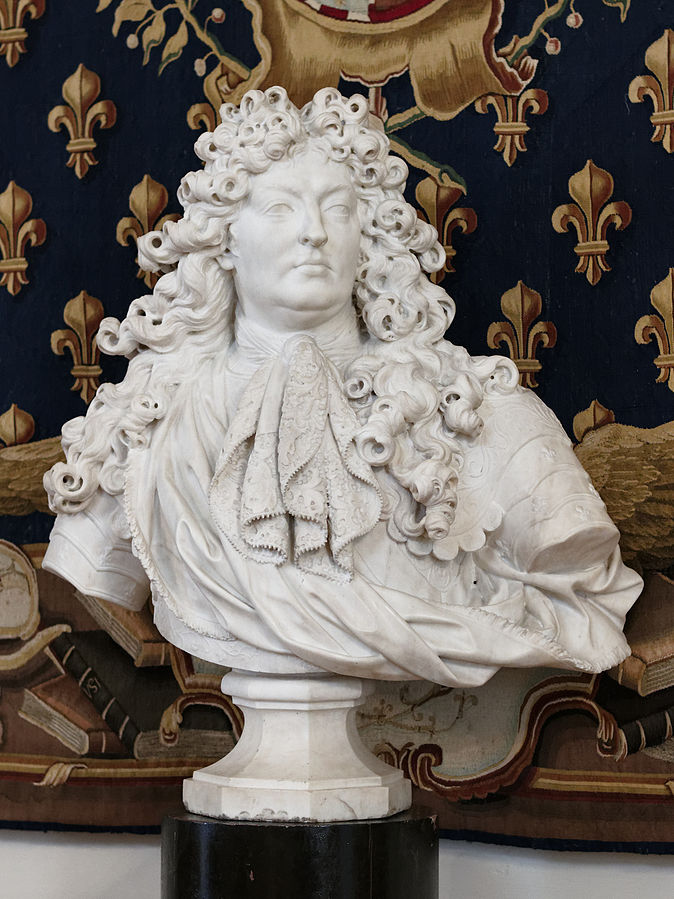 Louis XIV sculpted by Antoine Coysevox, 1686