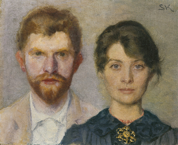 Marie and Peder Severin Krøyer, Double portrait, 1890, Skagens Museum, Skagen, Denmark.