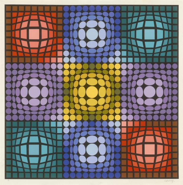 Victor Vasarely, Dyevat, Park West Gallery Collection