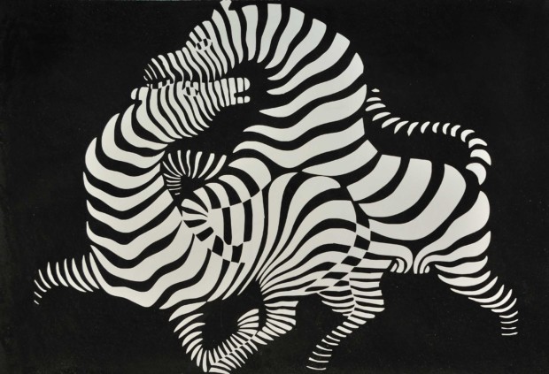Victor Vasarely, Zebra, 1937, private collection