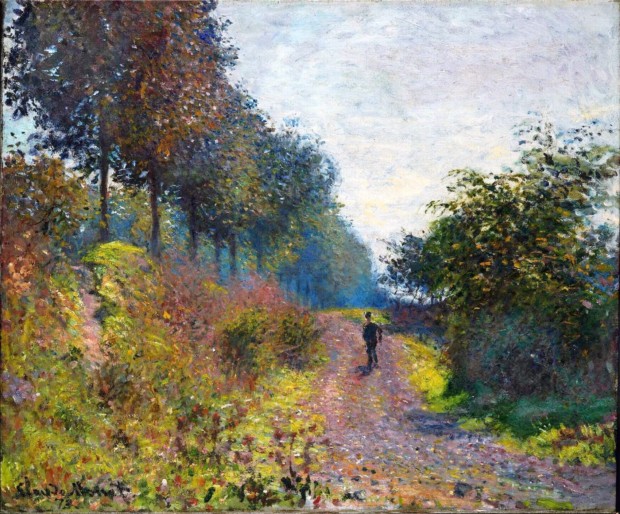 Claude Monet, The Sheltered Path, 1873, private collection, path