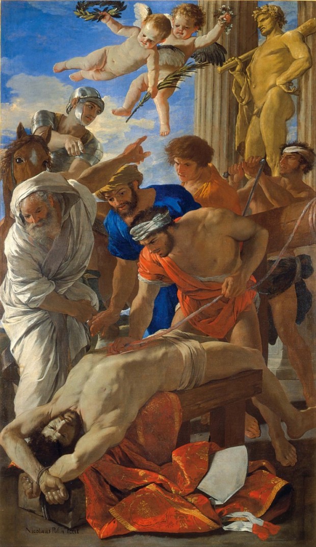 Nicolas Poussin, Martyrdom of St Erasmus, 1628, St. Peter’s, Rome