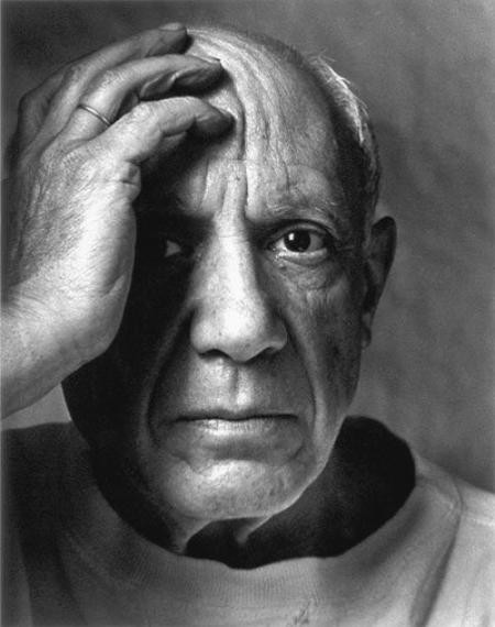 Pablo Picasso, La Galloise, Vallauris, France, 1954, Arnold Newman, Pablo Picasso and his Women