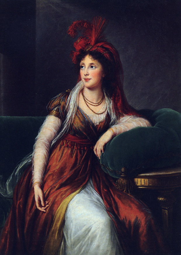 Princess Galitzyna, Élisabeth Vigée Le Brun, 1797, Baltimore Museum of Art, Élisabeth Vigée-Le Brun and the Woman in her portraits