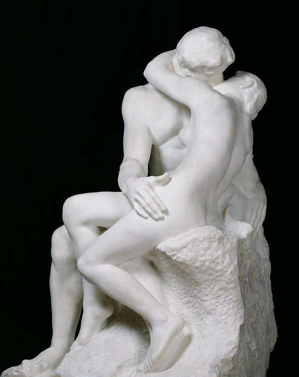 The Kiss, Auguste Rodin, 1882, Musée Rodin, Paris, Happy 177th Birthday Rodin