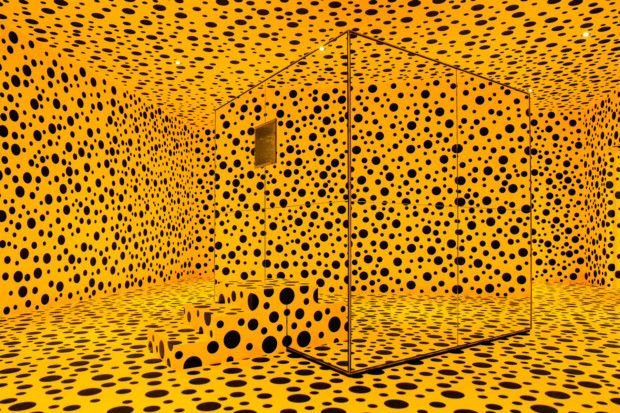 Installation view: Yayoi Kusama – In Infinity, Louisiana Museum of Modern Art; Humlebaek, Denmark