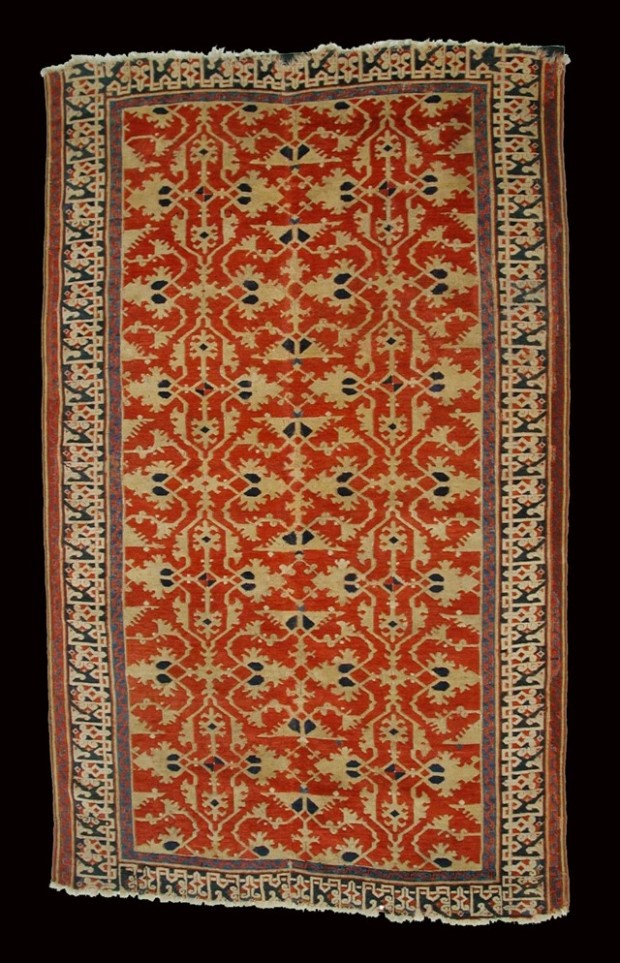 ‘Lotto’ carpet. 16th century, Turkey, wool, The Metropolitan Museum of Art, New York, ottoman carpets paintings