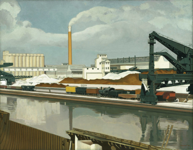 Ford River Rouge Complex: Charles Sheeler, American Landscape, 1930, The Museum of Modern Art, New York, NY, USA, 