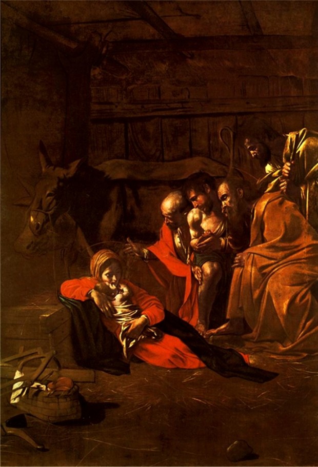 Famous Adoration of the ShepherdsCaravaggio, Adoration of the Shepherds, 1609, Museo Regionale, Messina