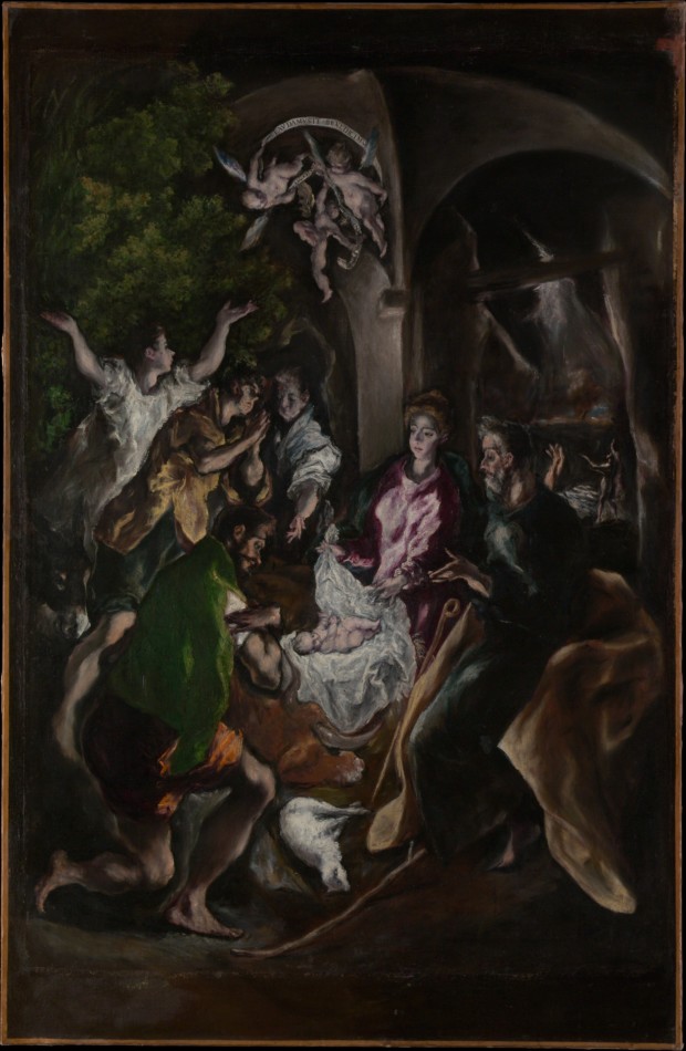 Famous Adoration of the Shepherds The Adoration of the Shepherds by El Greco, ca. 1605, Metropolitan Museum of Art