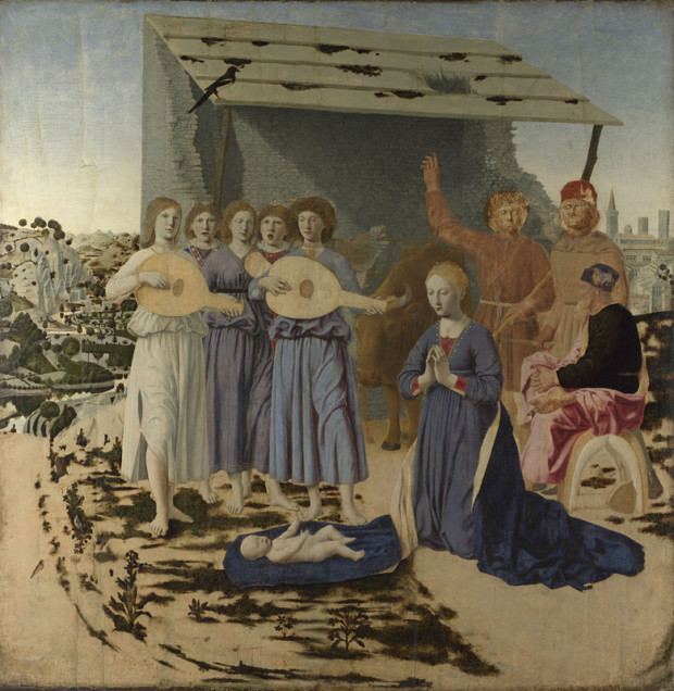 Piero della Francesca, The Nativity, about 1415/20 - 1492 , National Gallery, London 