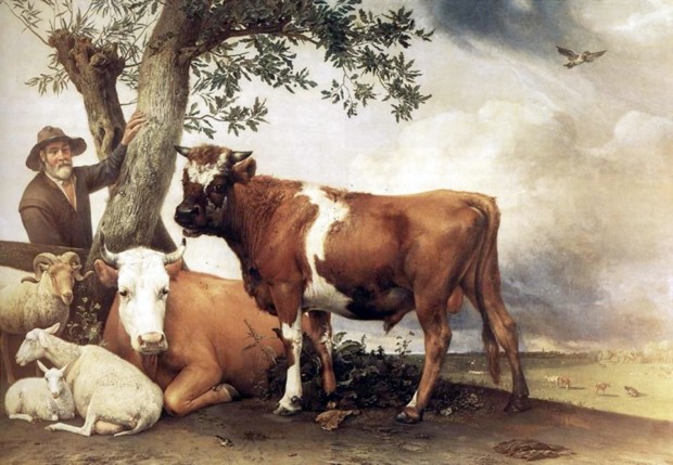 Paulus Potter, The Bull, 1625-54, The Hague, Mauritshuis, Dutch Painters Love Cows